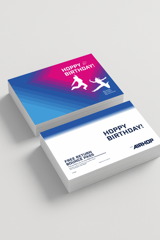 AirHop Birthday Cards